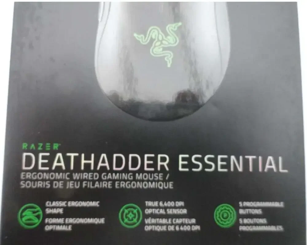 Razer DeathAdder Essential Wired Optical Gaming Mouse - Classic Black... 8100561